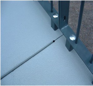 TreadSafe® coating on external stairs and ramps allows safe pedestrian access.