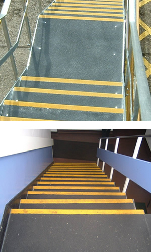 TreadSafe® GRP Stair Treads and Landing Covers