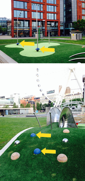 Manchester Piccadilly Gardens Childrens Play Area